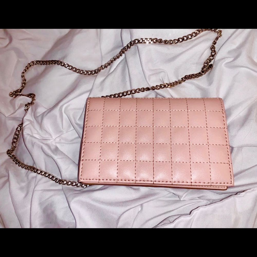 NUDE PINK BANANA REPUBLIC MINI PURSE